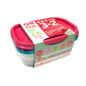 COMBO CONTENEDOR RECTANGULAR x 3u 2.1L